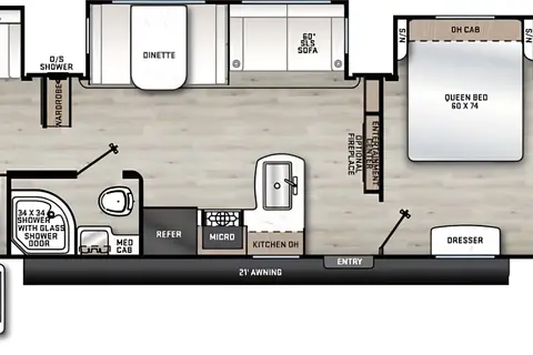 Eileen's Epic Escape- 2022 Forest River 34BHTS Travel Trailer