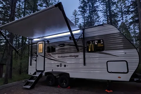 Cozy Couples Camper near Glacier - Pet Friendly!