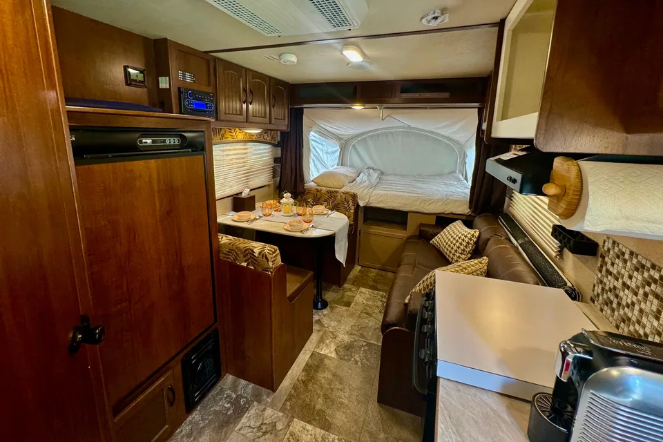 Kids and Pets Friendly SUV towable Jayco X17Z with Theater projector 📽️ Solar Powered Off Grid Ready