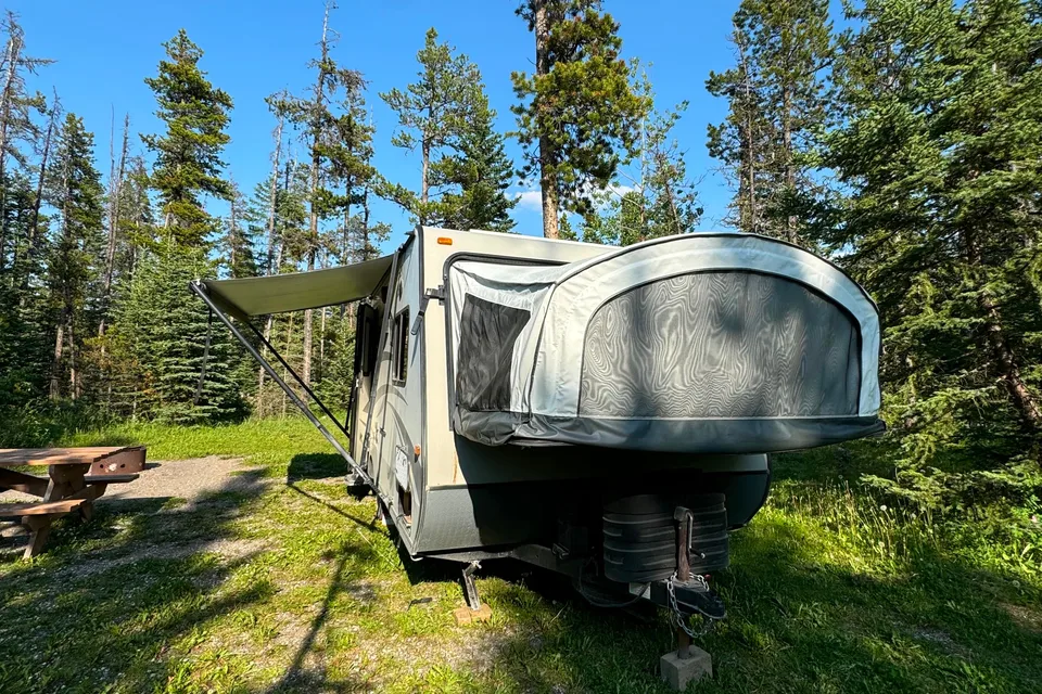 Kids and Pets Friendly SUV towable Jayco X17Z with Theater projector 📽️ Solar Powered Off Grid Ready
