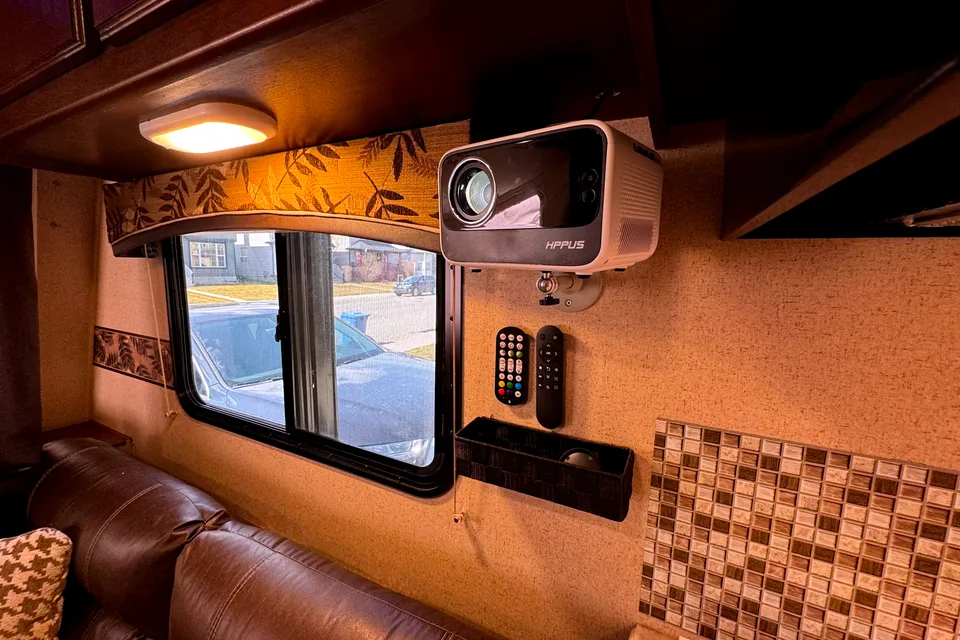 Kids and Pets Friendly SUV towable Jayco X17Z with Theater projector 📽️ Solar Powered Off Grid Ready