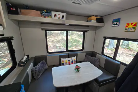 Trevor and Jerrica's Forest River Aurora 15Rdx Travel Trailer