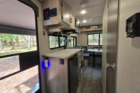 Trevor and Jerrica's Forest River Aurora 15Rdx Travel Trailer