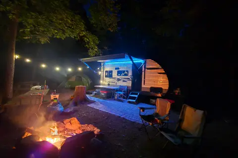 Trevor and Jerrica's Forest River Aurora 15Rdx Travel Trailer
