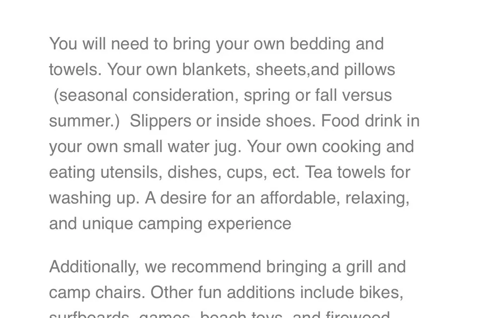 Unit #3 Lets Camp RV Rentals. Palomino Camping Adventure.