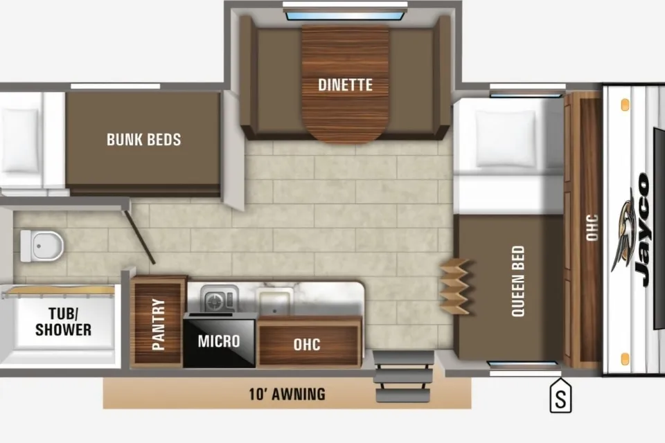 Eric & Kaitlyn's Jay Flight Baja Travel Trailer