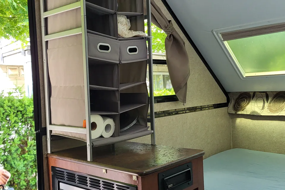 Jerry & Christine's Forest River ROCKWOOD A192HW Foldable A-Frame Hard Wall Trailer
