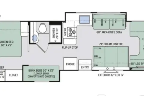 C11 Thor Luxury*NEW STARLINK WiFi-10 Sleeper-Bunks-2SlideOuts-Private Suite