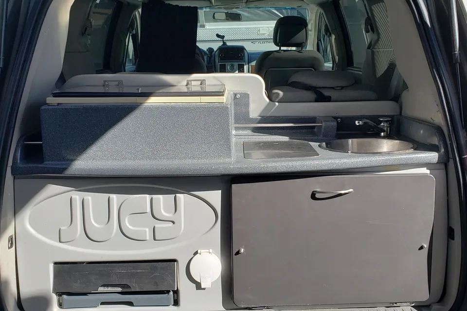 Dodge Caravan Rooftop Tent Camper Campervan