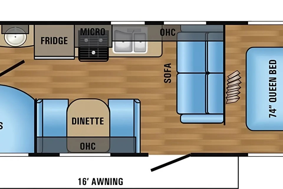 26' Jayco Bunkhouse South Division RV