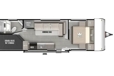 Krystal's Forest River 266BHLE Travel Trailer