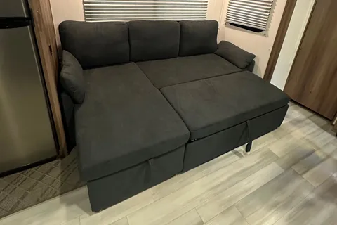 Michael 's bunkhouse trailer with KING bed