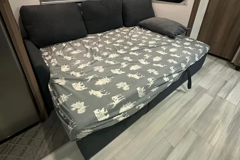 Michael 's bunkhouse trailer with KING bed