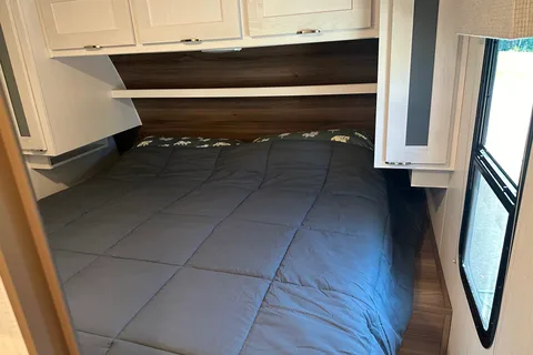 Michael 's bunkhouse trailer with KING bed