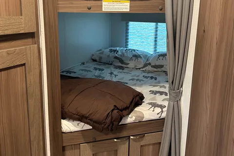 Michael 's bunkhouse trailer with KING bed