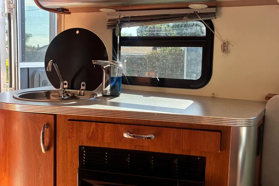Monica's Shasta Airflyte 12 Travel Trailer