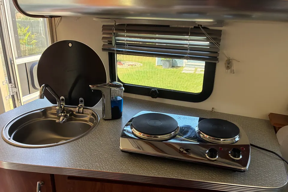 Monica's Shasta Airflyte 12 Travel Trailer