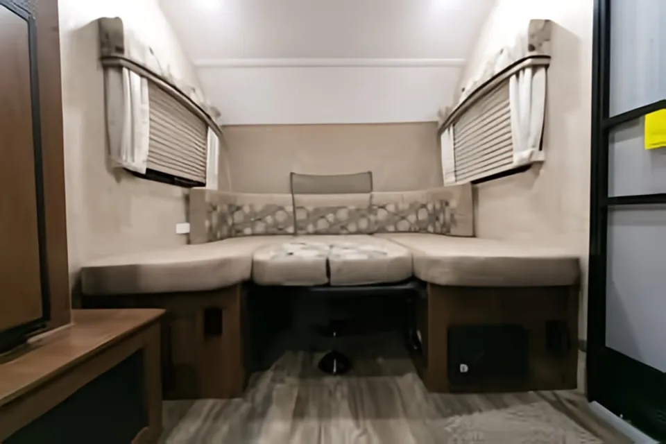 Light and Loaded Jayco Hummingbird.