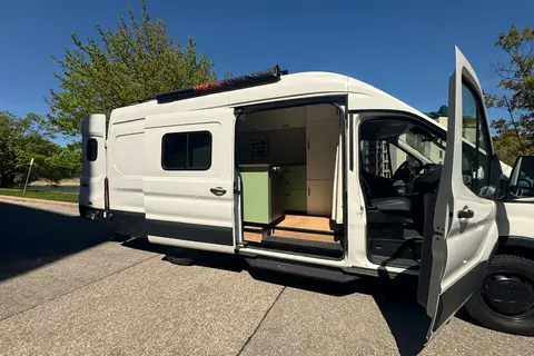 IRAJ | Off-Grid Home & Office | Ford Transit 350 Diesel, High Roof Extended