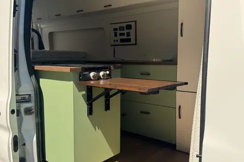 IRAJ | Off-Grid Home & Office | Ford Transit 350 Diesel, High Roof Extended