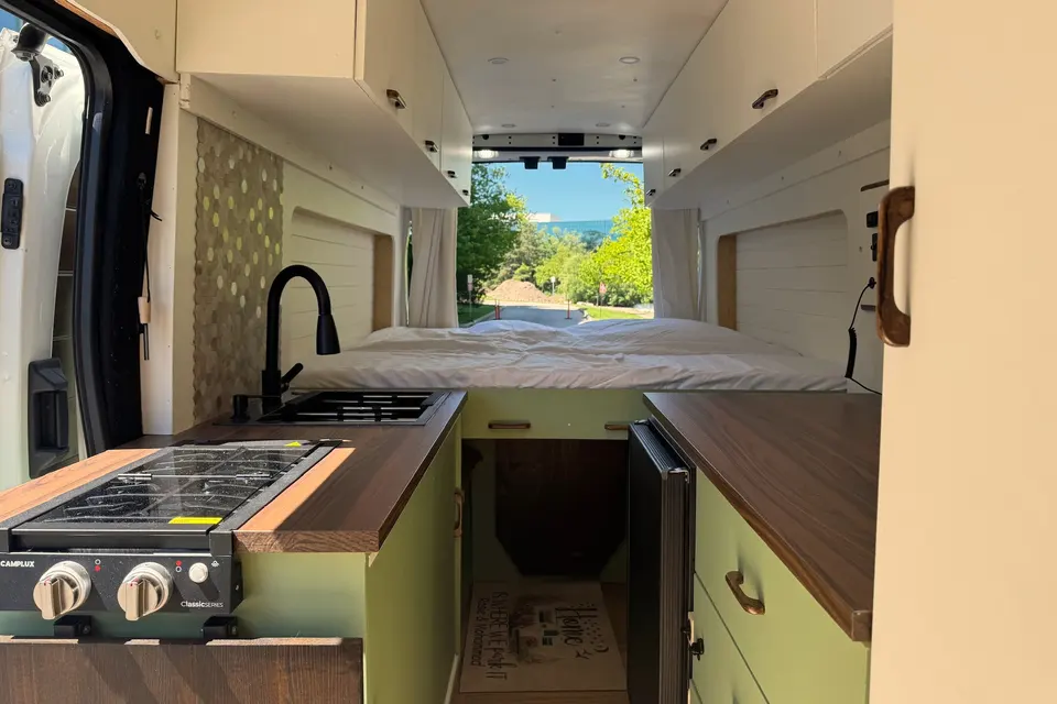 IRAJ | Off-Grid Home & Office | Ford Transit 350 Diesel, High Roof Extended