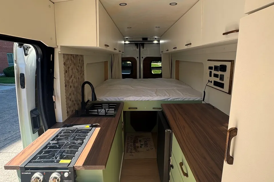 IRAJ | Off-Grid Home & Office | Ford Transit 350 Diesel, High Roof Extended