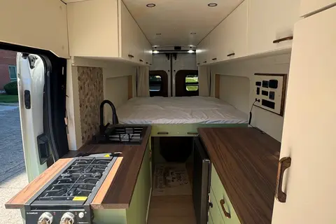 IRAJ | Off-Grid Home & Office | Ford Transit 350 Diesel, High Roof Extended
