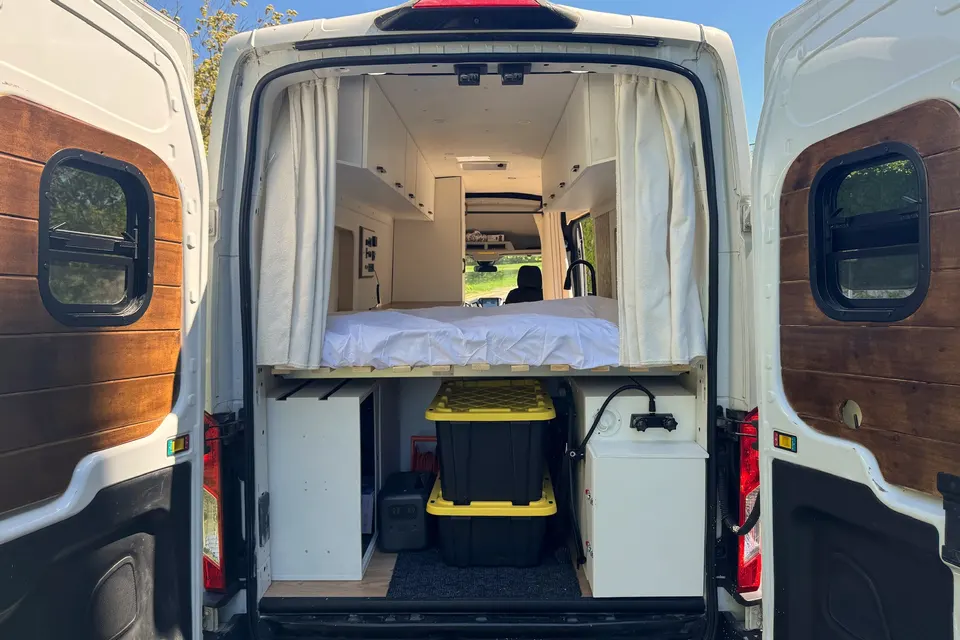 IRAJ | Off-Grid Home & Office | Ford Transit 350 Diesel, High Roof Extended