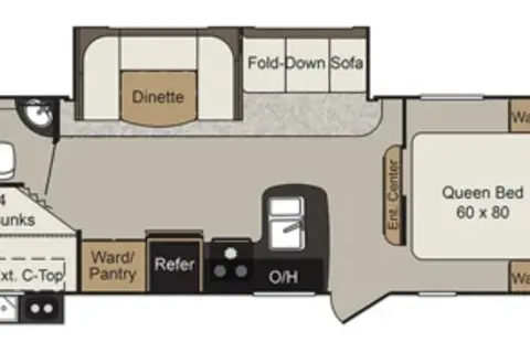 Dave's Keystone Passport M-2650 BH Ultra Lite Grand Touring Travel Trailer