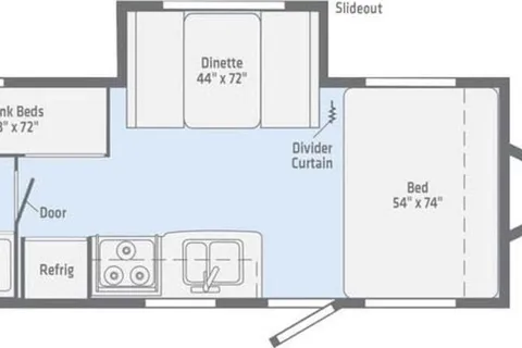 23ft 2019 Winnebago with Bunk Beds