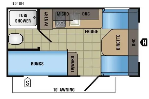 03 - 2019 - SPORTSMAN - BUNKS - 2200lbs - SLEEPS 4