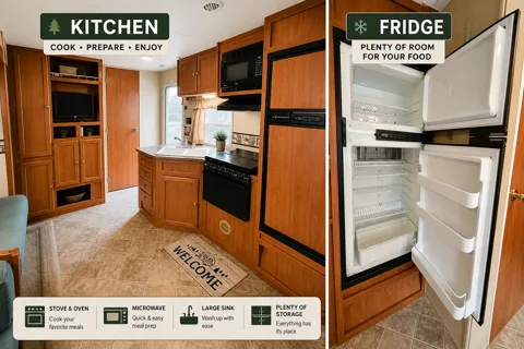 Sleeps 10 Bunkhouse RV – Built for Family Adventures, Bikes, Games & Campfire Nights 🌲🔥