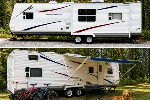 Sleeps 10 Bunkhouse RV – Built for Family Adventures, Bikes, Games & Campfire Nights 🌲🔥
