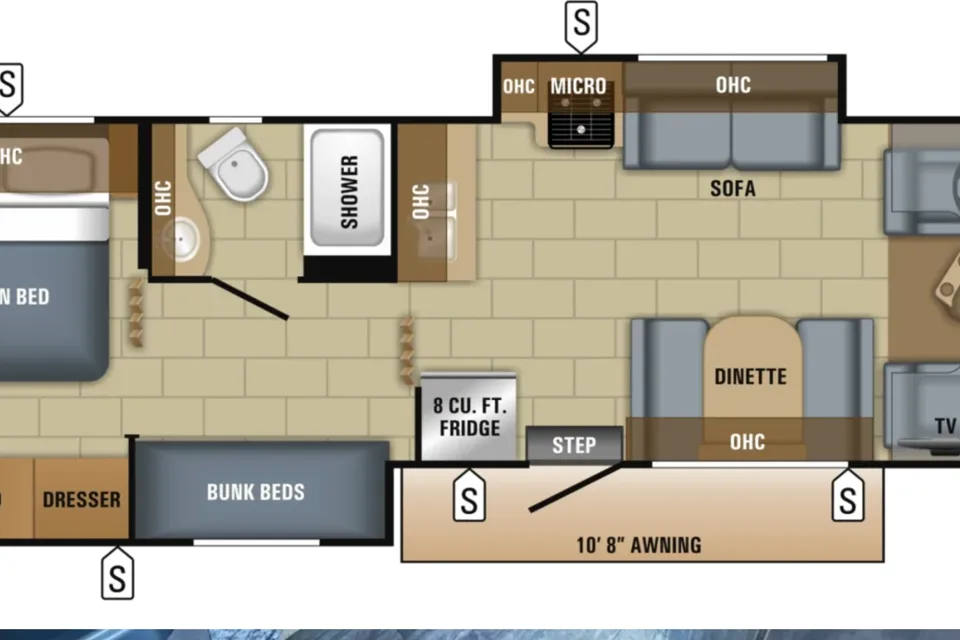 "Jupiter" the Bunkhouse Motorhome | Sleeps 8