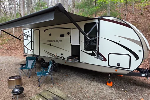 Kenneth and Melisia's Forest River Heritage Glen 25RBHL Travel Trailer
