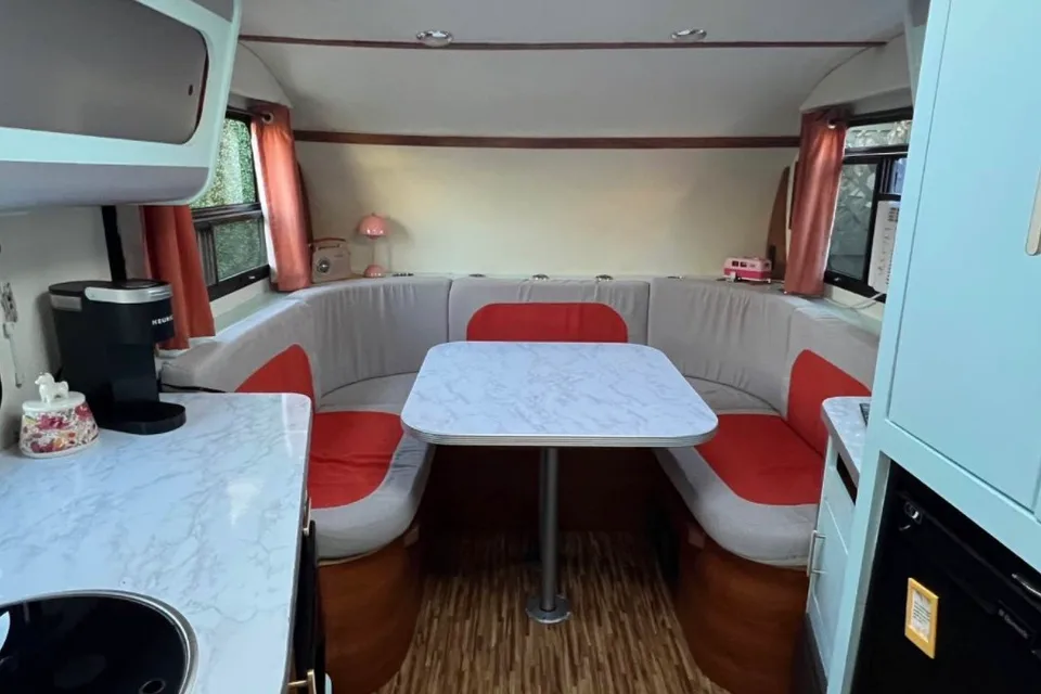 Ramona, a Retro Shasta Airflyte Travel Trailer (DELIVERY ONLY)