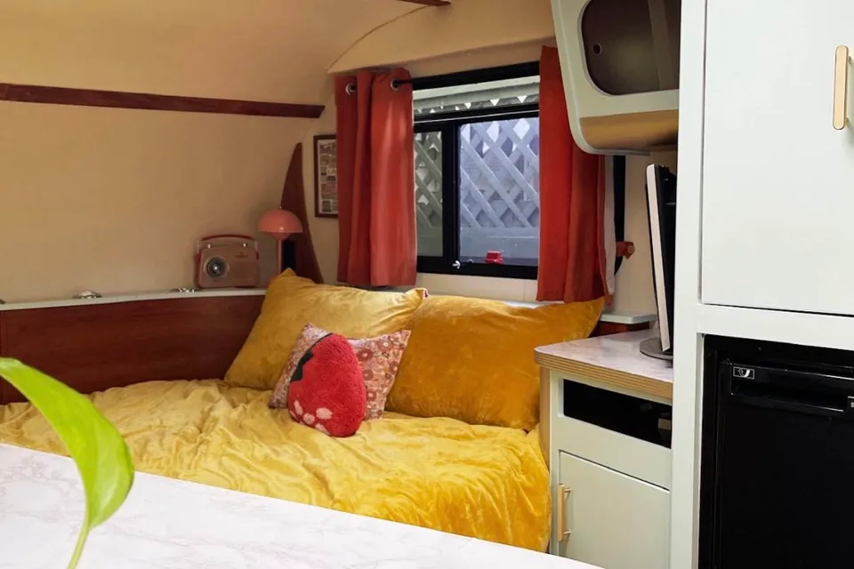 Ramona, a Retro Shasta Airflyte Travel Trailer (DELIVERY ONLY)