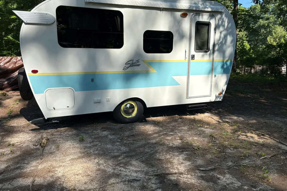 Ramona, a Retro Shasta Airflyte Travel Trailer (DELIVERY ONLY)