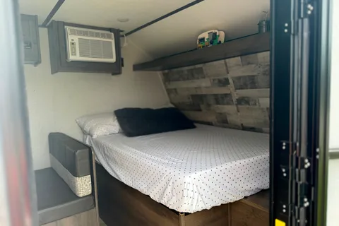 Cozy Coleman Lantern Travel Trailer
