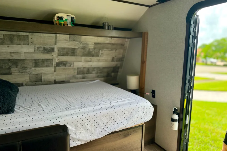 Cozy Coleman Lantern Travel Trailer