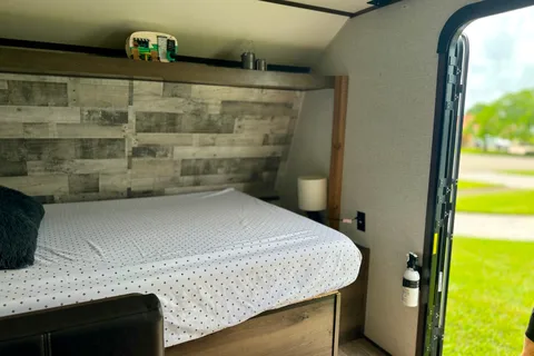 Cozy Coleman Lantern Travel Trailer