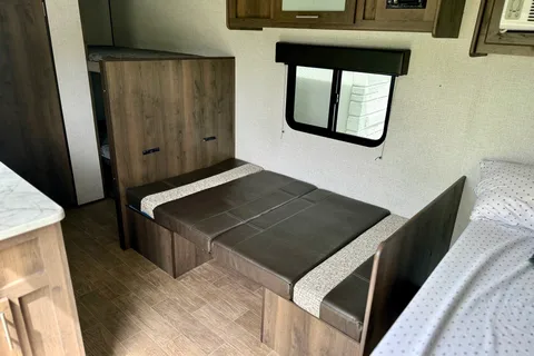 Cozy Coleman Lantern Travel Trailer