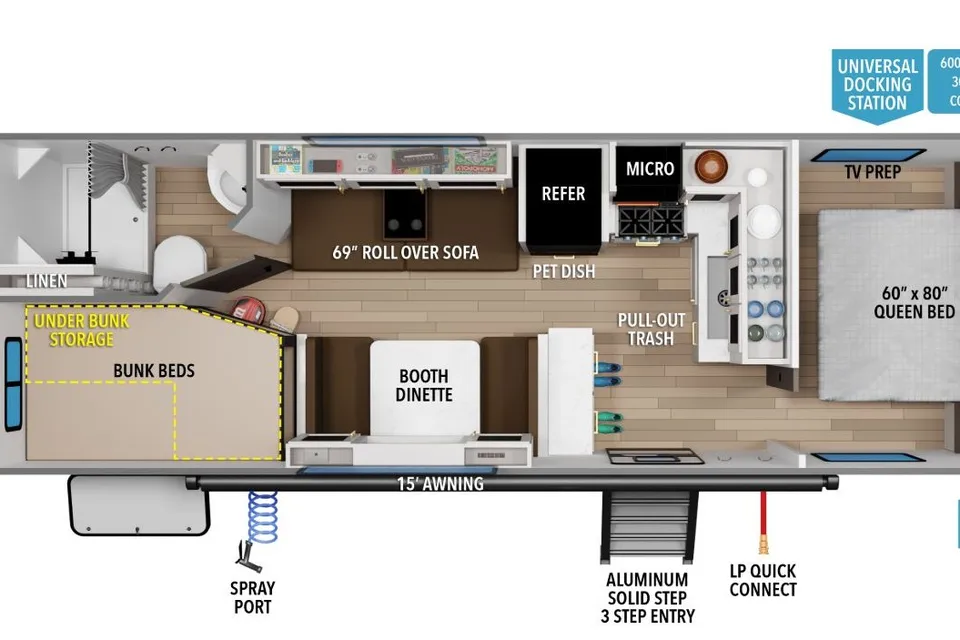 Sleeps 8! Family Bunkhouse! Tow or We Deliver & Setup | Grand Design 24BHX
