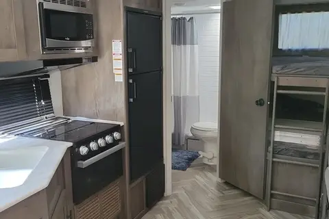 Shari's Forest River Wild wood, island lite Travel Trailer