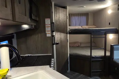 Shari's Forest River Wild wood, island lite Travel Trailer