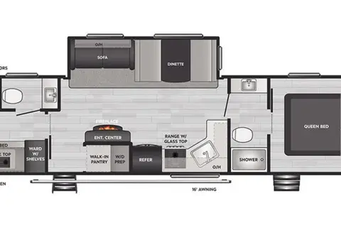  Rv Rentals Way Of Life's Family Special, 2-Bed/2-Bath 335BHSWE Travel Trailer S2