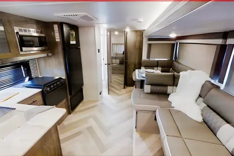 Joe And Carol's 33' Forest River Family Travel Trailer sleeps 8