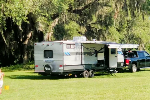 Joe And Carol's 33' Forest River Family Travel Trailer sleeps 8