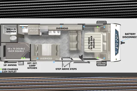 2024 Forest River RV Salem Cruise Lite 261BHXL Sleeps 6!