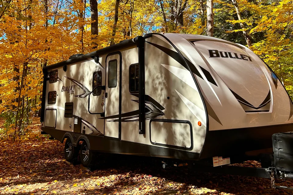“Our Happy Place” Keystone Bullet Travel Trailer